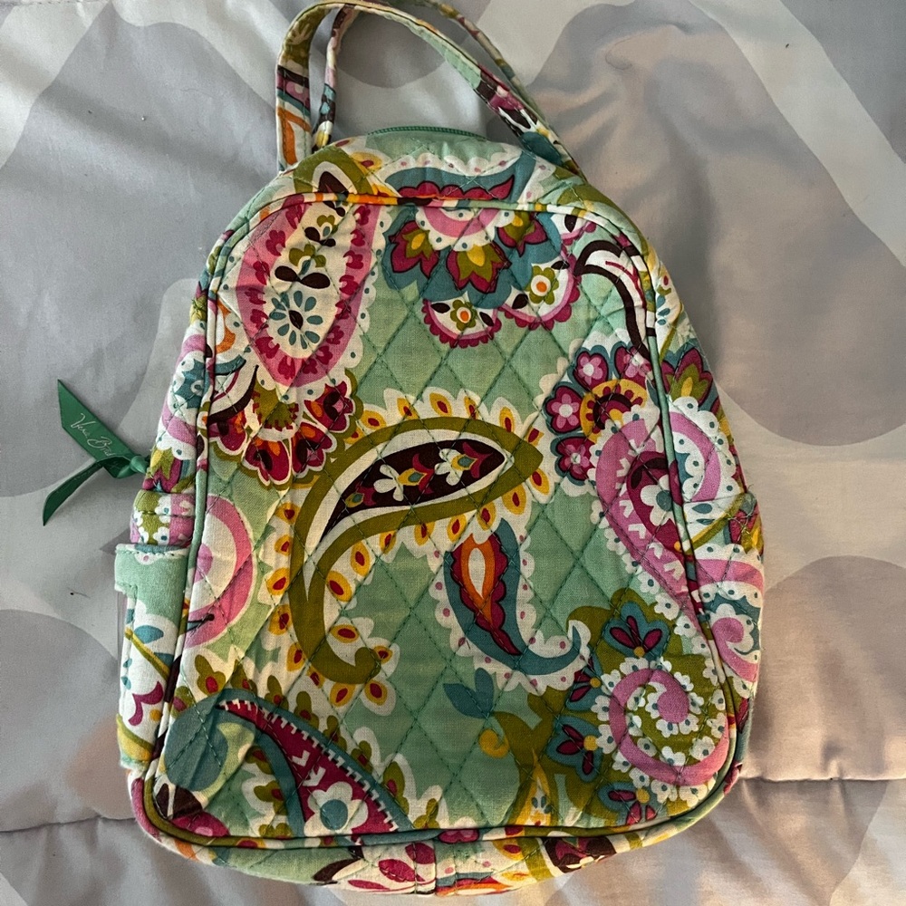 Vera Bradley Mint Paisley Backpack